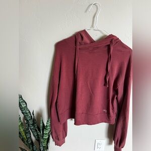 Alo Hoodie Cropped Puffy Sleeves